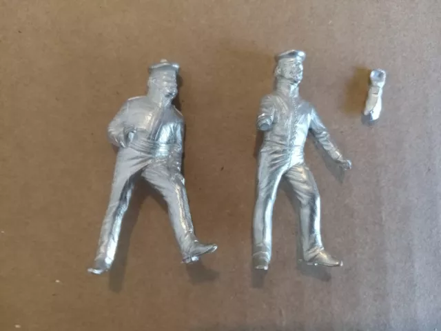 Napoleonic War Navy British Seamen Metal Lead Cannon Crew Toy Soldier LOT