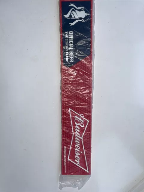 Budweiser The Emirates FA Cup Rubber Bar Runner | Drip Mat Unused