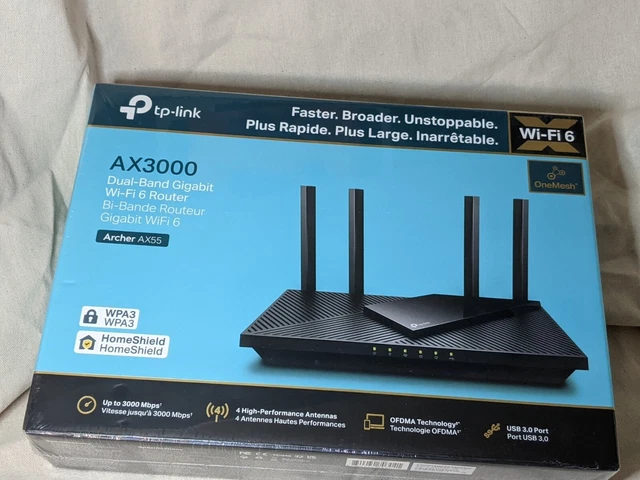 TP-LINK ARCHER AX3000 Dual-Band Wi-Fi 6 Router wpa3 EUR 46,64 - PicClick FR