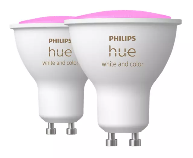 Philips 34008400 Hue White & Col. Amb. Gu10 2X 2X230Lm