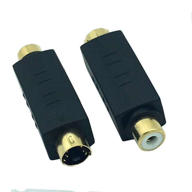 Convertitore A Spina Per Adattatore Video Composito Femmina S-Video da Z7A1