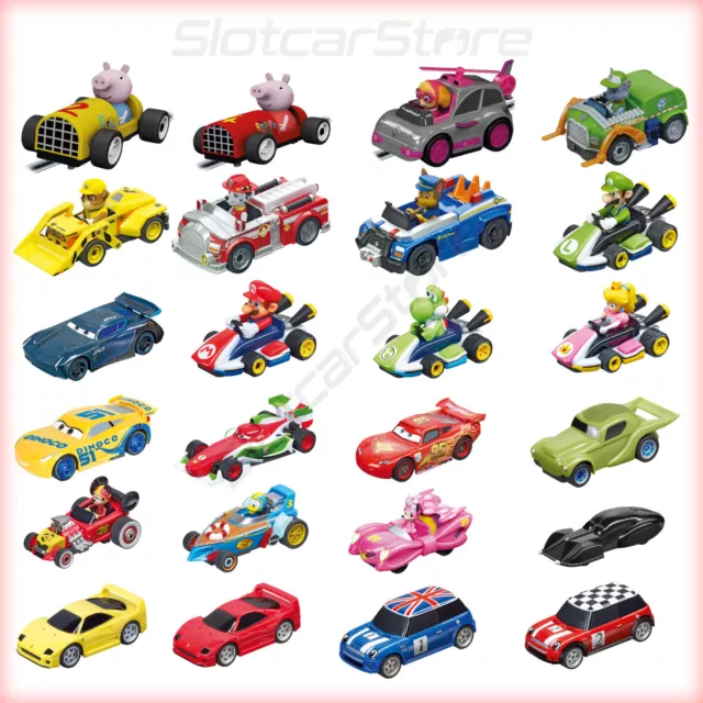 Carrera First Auto Sortiment (Disney, Cars, Paw Patrol, Mario Kart) 1:50 Slotcar