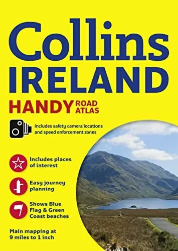 Collins Handy Road Atlas Ireland by Collins Maps Book The Cheap Fast Free Post