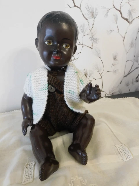 POUPÉE ANCIENNE, BÉBÉ JOLI par LE MINOR porté par Jacky SNF après 1937