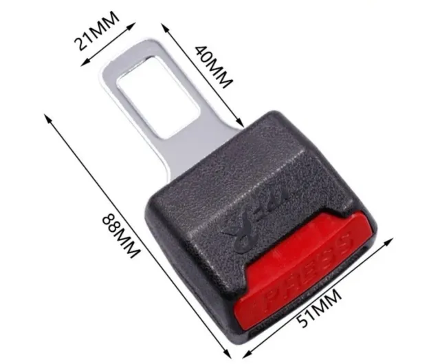 2x Autosicherheitsgurtschnalle Clip Sicherheitsgurtstopper Einsteller Clip