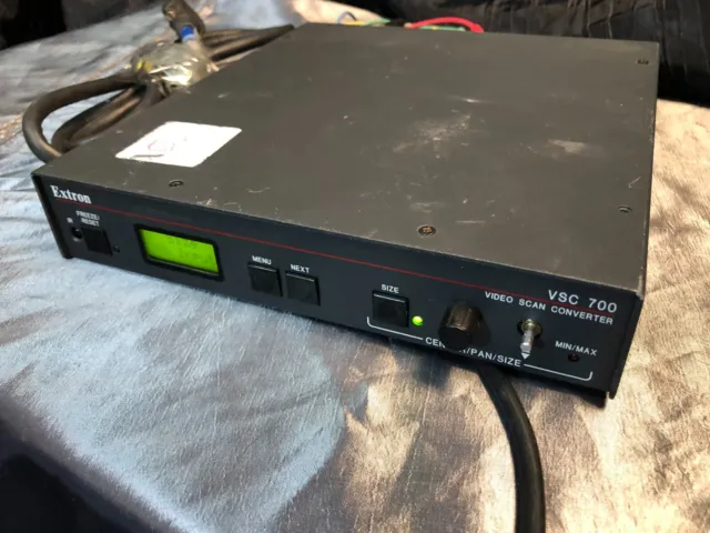 Extron Vsc 700 700D Video Scan Converter Ver. 2.01 W/Connection Cables!