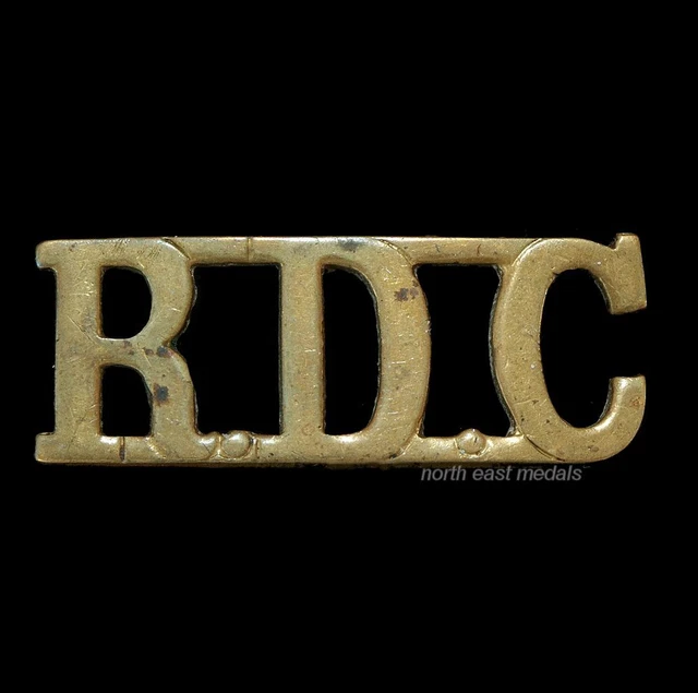 ROYAL DEFENCE CORPS 'RDC' Shoulder Title Badge £12.99 - PicClick UK