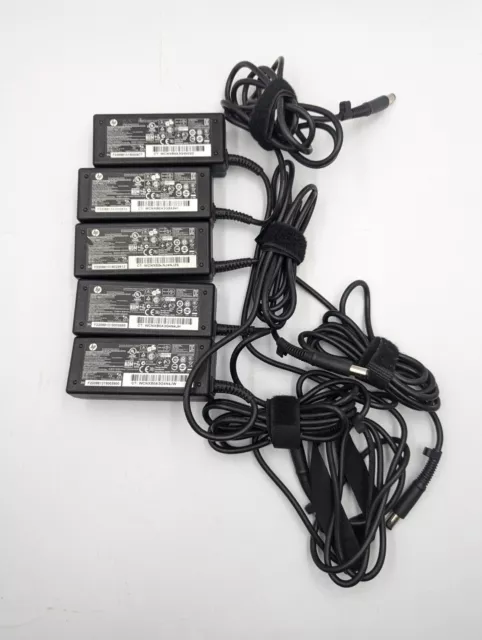 Job Lot X 5 Genuine HP 19.5V 3.33A 65W Power Adapter Lead 677774-002