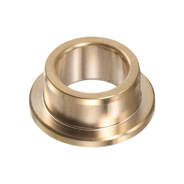 Flange Bearing Sleeve 16mm x 22mm x 12mm Bronze Self-Lubricating Bushings