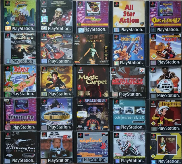 Playstation 1 Spiele Auswahl Klassiker Top Games - Zustand: Gut - für PS1