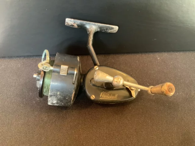 MITCHELL 300 HALF Bail Arm Fishing Reel - spares or repair . Old  Collectable £22.33 - PicClick UK