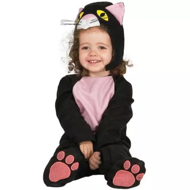 CARNEVALE HALLOWEEN VESTITO Gattina Gatto Neonato Taglia 6/12 Mesi Cat Cute  EUR 19,90 - PicClick IT