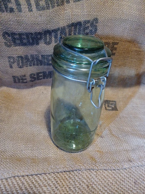 ANCIENNE BOUTEILLE BOCAL L'idéale, bouchon porcelaine, 1 L EUR 10,00