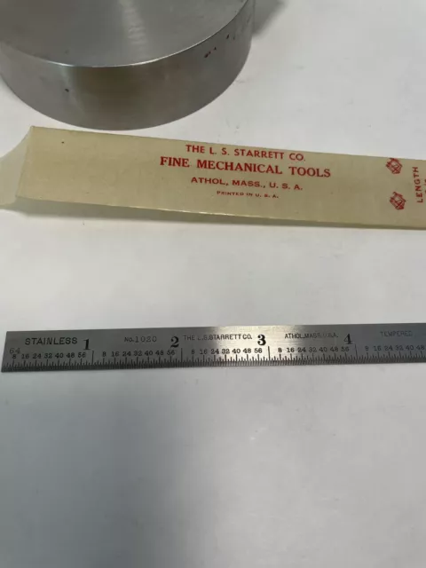 Vintage Starrett #1020 Flexible Rule, Unused In Original Packaging