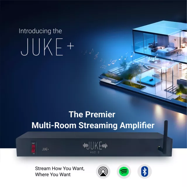 Juke Audio Juke+ 6 Zone Wireless Streaming Audio Amplifier 2