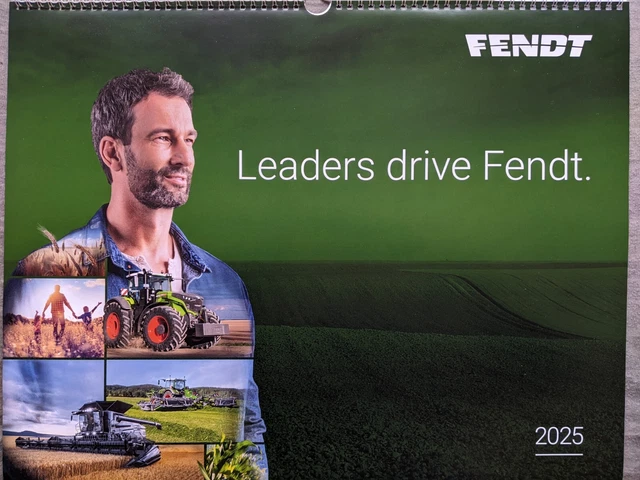 FENDT KALENDER 2025 + Poster Mähdrescher Vario Traktor Bulldog