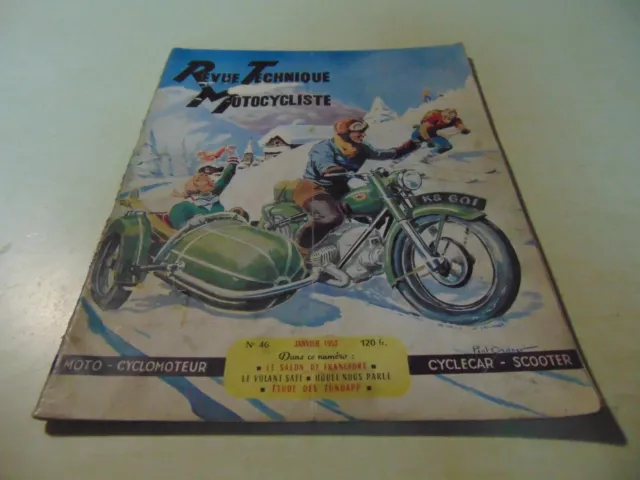 1952 revue technique motocycliste 46 SALON FRANCFORT ETUDE ZUNDAPP SCOOTER FEBO