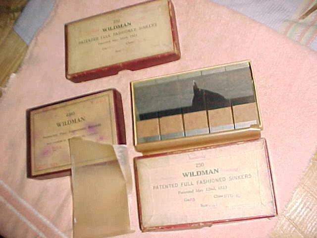 PUNTO - 1923 SINKERS WILDMAN - 250 cada uno x 3 CAJAS - 750 en total