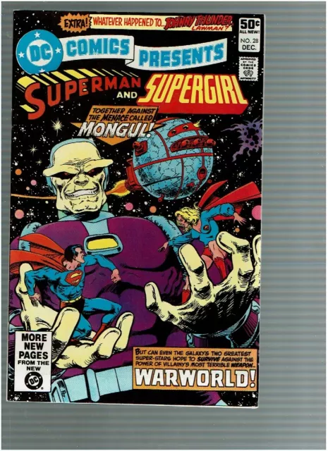 DC Comics Presents 28 Superman Supergirl 2nd app Mongul Starlin art VF/NM