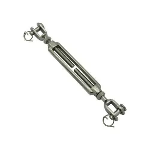 Jaw Jaw Turnbuckle M5 Stainless Steel  (Open Body Wire Rope Rigging Screw)