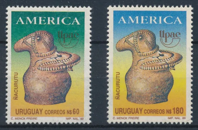 [BIN11013] Uruguay 1989 Art good set of stamps very fine MNH