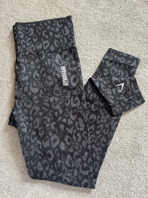 Leggings neri senza cuciture Gymshark Adapt animali taglia grande - Scrunch Bum