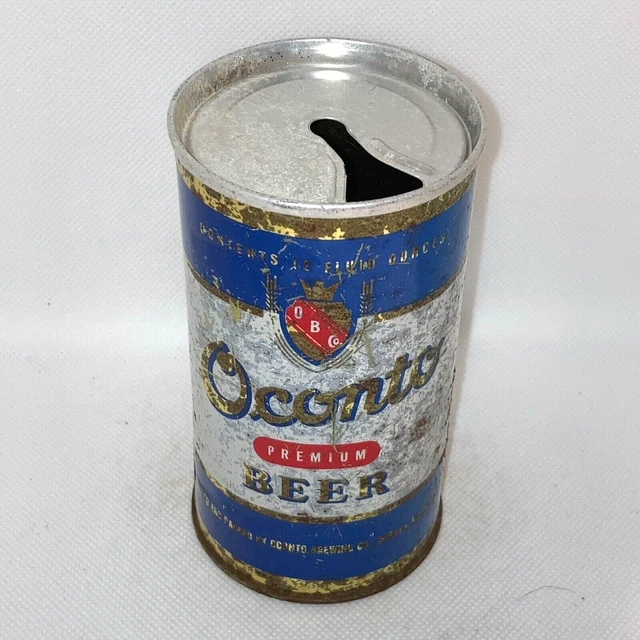 Oconto ZIP TAB beer can