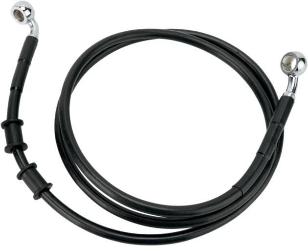 DS Vinyl Brake Line Kit Non-ABS Front Harley FXDC Custom 08-14