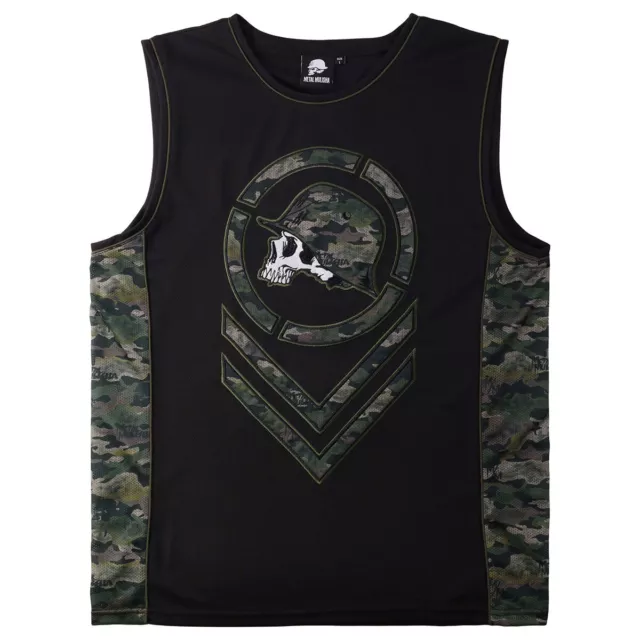 Metal Mulisha Herren Jarhead Schwarz Jersey Ärmelloses Tanktop Hemd Bekleidung A