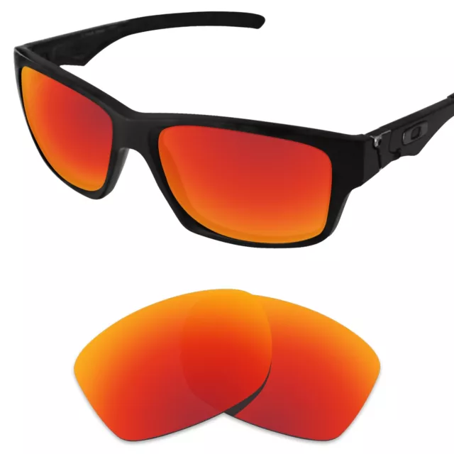 Tintart Replacement Lenses for-Oakley Jupiter Carbon Sunglasses Fire Red (STD)