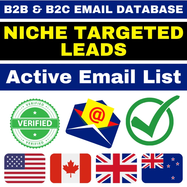 USA Business Email Database, USA B2B Email lists, Email list USA, US b2b Email