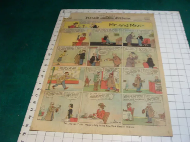 Orig. Comics:  1 Page, 3-10-1940 MR and MRS, PETER RABBIT