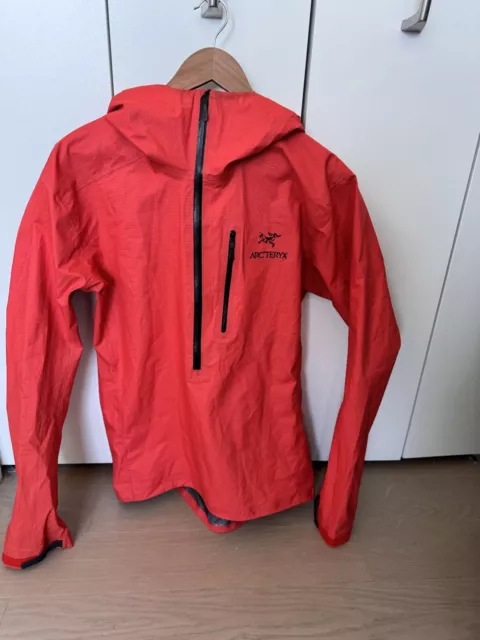 Arcteryx Alpha SL Anorak Men's Medium  Gore-Tex Orange/Red Shell Hadron Rare 3L