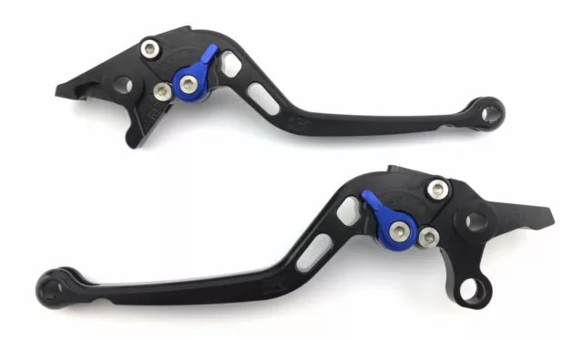 Leviers Longs Noir Bleu Frein Embrayage TRIUMPH SPEED TRIPLE 955 T509 1997-2001