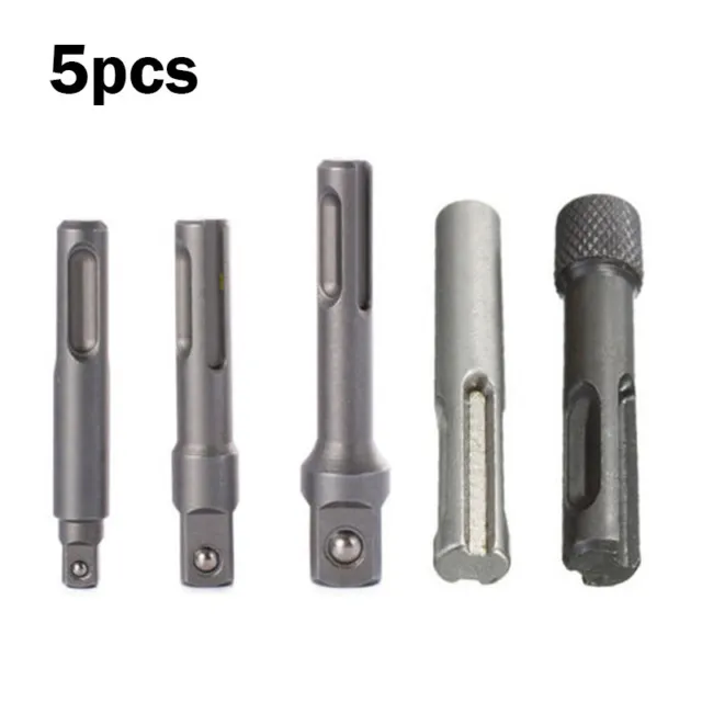 5pcs SDS Plus Socket Driver Drill Bit Adapter Set for Professional Applications