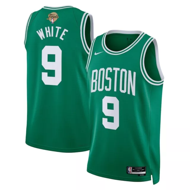 DERRICK WHITE 9 Boston Celtics Finals 2024 MEN Stitched Jersey Kelly