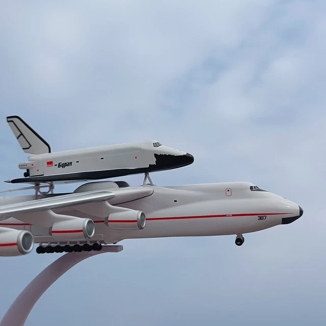 Liseng Vliegtuigmodel Antonov An-225 Mriya, metaallegering, schaal 1:400 voor thuis, kantoor, boekenkast, verzamelstuk