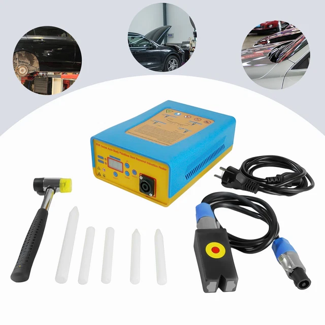Induktionsheizgerät 1380W – Für Dellenreparatur Am Auto Ohne Lackschaden, Inkl. Koffer & Zubehör