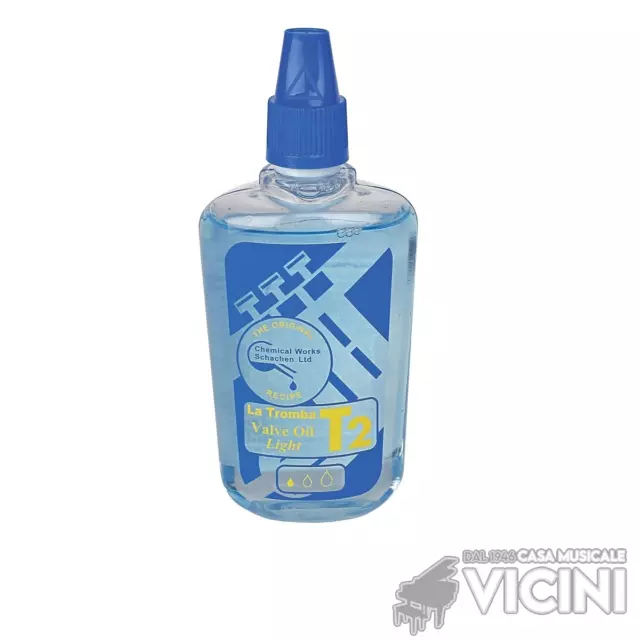 LA TROMBA Valve Oil Light T2 Strumenti a Fiato Olio per pistoni valvole 65ml