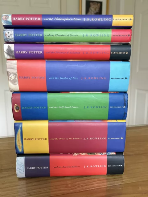 Harry Potter Complete Hardback Book Set 1-7 Bloomsbury J. K. Rowling