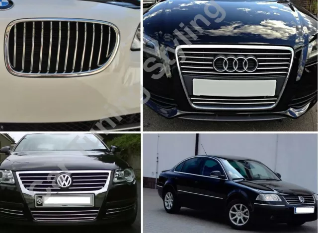 6 mètres chrome protection de bord de voiture protection moulage garniture bande profil en U VW 2