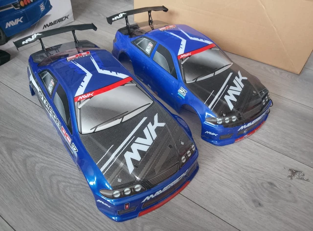 1/10 RC CAR Toyota Chaser Drift Car Body Shell Pair Strada HSP HPI ...