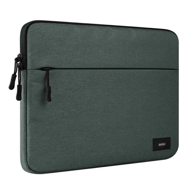 13/15.4in Universal Zipper Laptop Sleeve Bag Notebook Protective Case Dark Gray