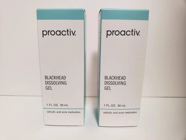 2X PROACTIV BLACKHEAD Dissolving Gel 1 oz - Acne Medication NEW Exp 9/
