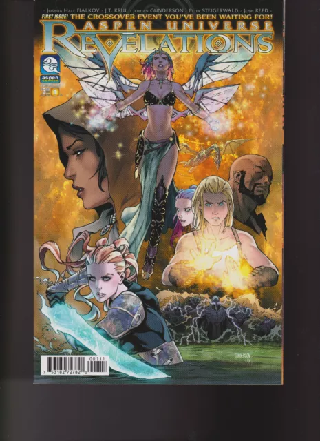 Revelations 1-5 Vf Complete Run/Set Aspen Comics 2016
