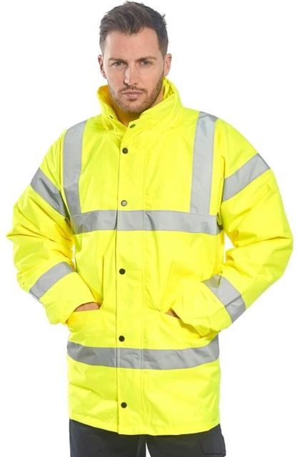 Cappotto giacca da traffico impermeabile Portwest S460 alta visibilità hi vis