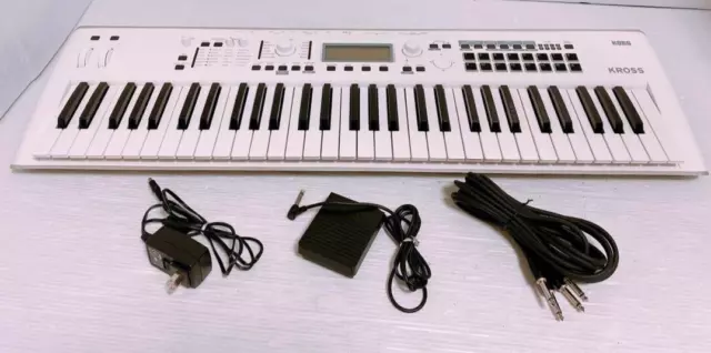 KORG KROSS2-61 Keyboard Synthesizer Workstation White KROSS2 61 KROSS 2