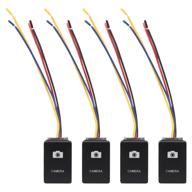 4pcs 33X22mm 12V Blue LED Illuminated Switches On/Off for R2Z5