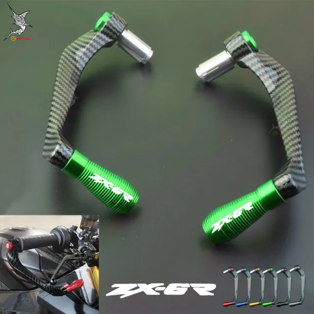 For Kawasaki ZX-6R ZX 6R Motorcycle CNC Clutch Levers Guards Falling Protection