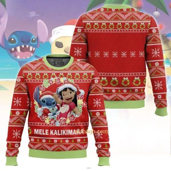 Mele kalikimaka stitch sweater hotsell